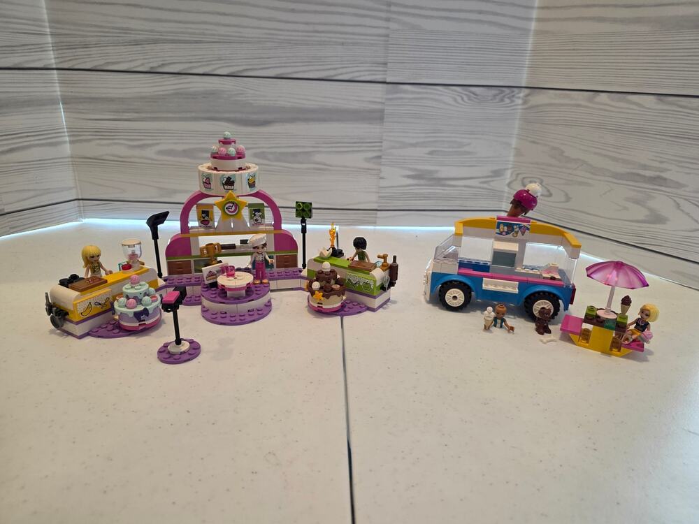 LEGO Friends Baking Competition 41393 and LEGO Friends IceCream Truck 41715 sets